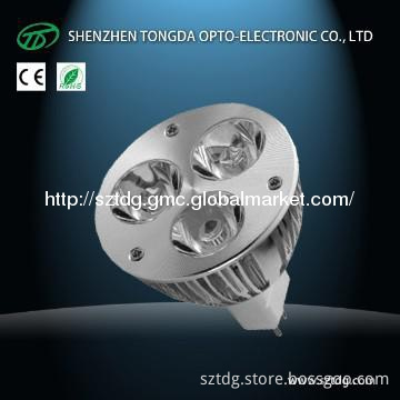 High Brightness12V 110V 220V GU5.3  MR16 3w LED Spot Light